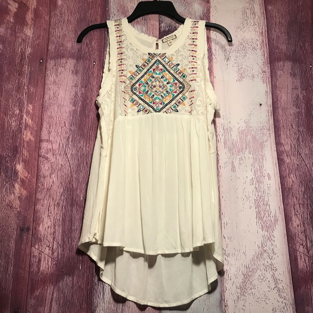 Western Style Tank Dress Shirt